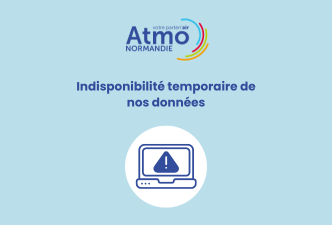 Indisponibilité temporaire de nos données