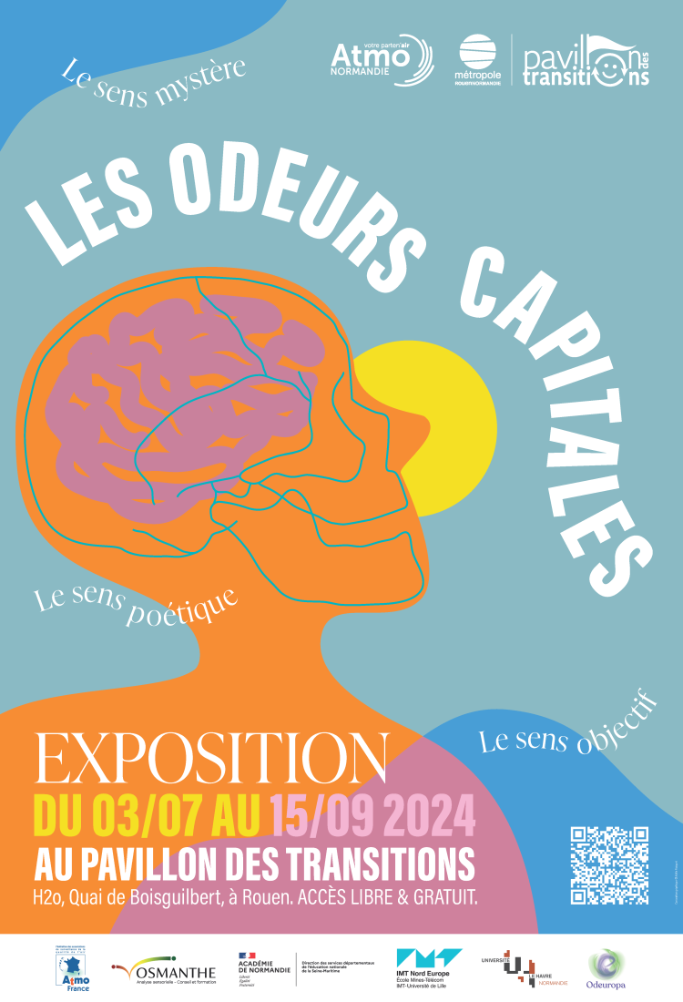 Affiche "L'exposition, Les Odeurs capitales"