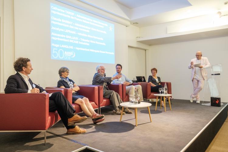 Célébration des 50 ans d'Atmo Normandie : table ronde