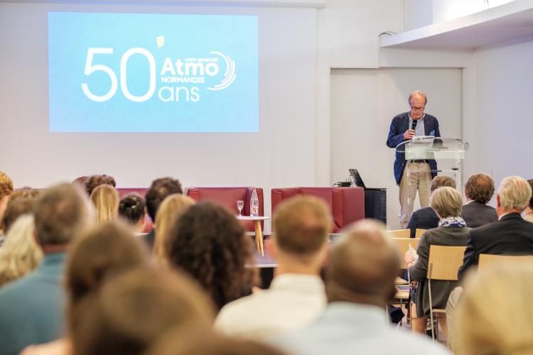 Célébration des 50 ans d'Atmo Normandie : discours de clôture par Denis Merville, président d'Atmo Normandie